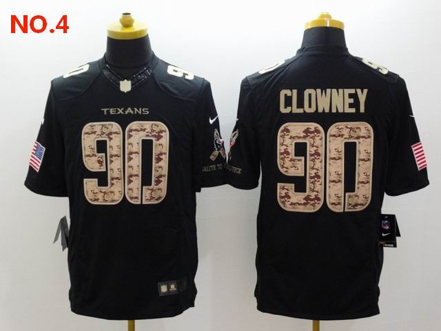 Houston Texans #90 Jadeveon Clowney Men's Nike Jersey NO.4;